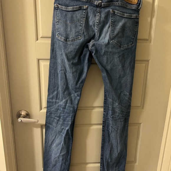 Men's Polo Ralph Lauren Slim Straight Blue Jeans - Picture 3 of 7